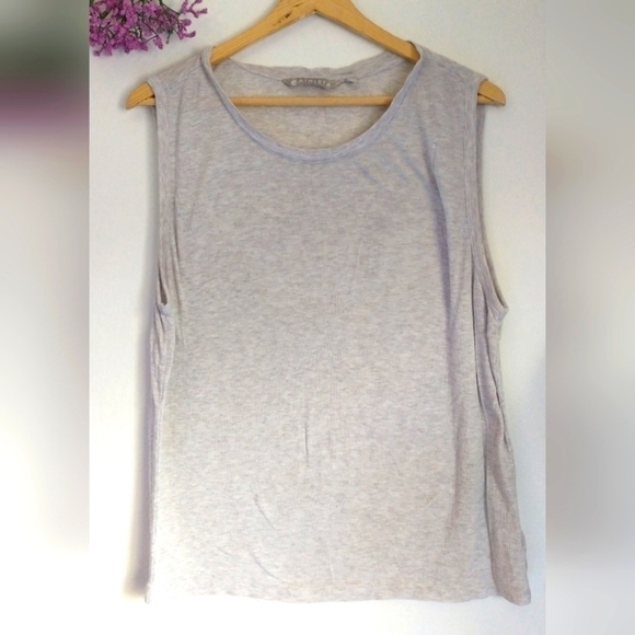 Athleta Light Gray Tank Top - Picture 1 of 5